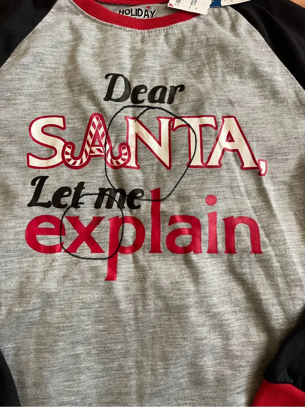 Boys Holiday PJ Set Large *read description*